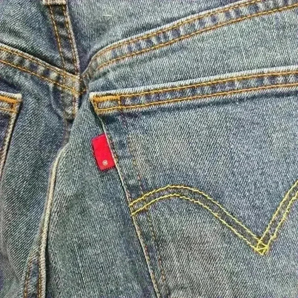 Levi's Women's 501 S Button-fly 25x37 Skinny Jeans Made in the USA - Picture 9 of 16